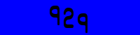 Blue Captcha Image