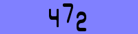 Blue Captcha Image