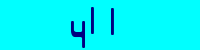 Blue Captcha Image
