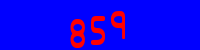 Blue Captcha Image