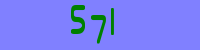 Blue Captcha Image